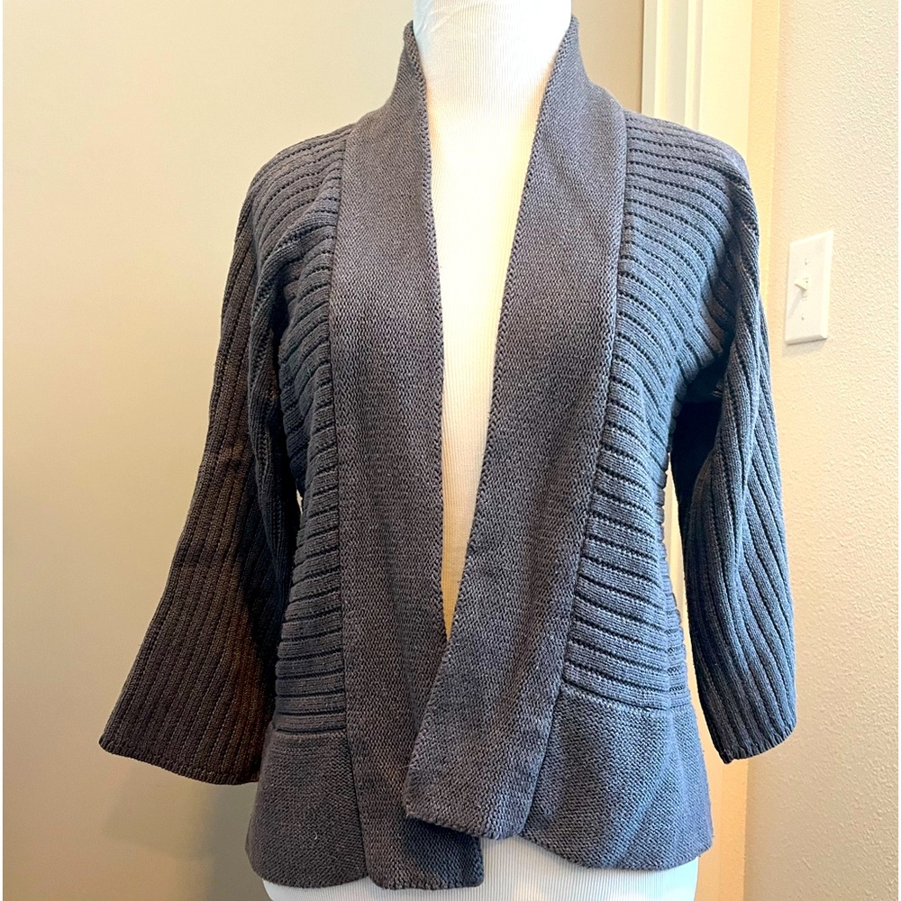 Cotton knit cardigan